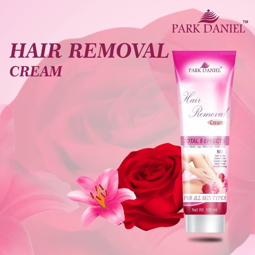 Park Daniel Hair Removal Cream-For Underarms, Hand, Legs & Bikini Line Three in one Use (Ideal For Women) Cream