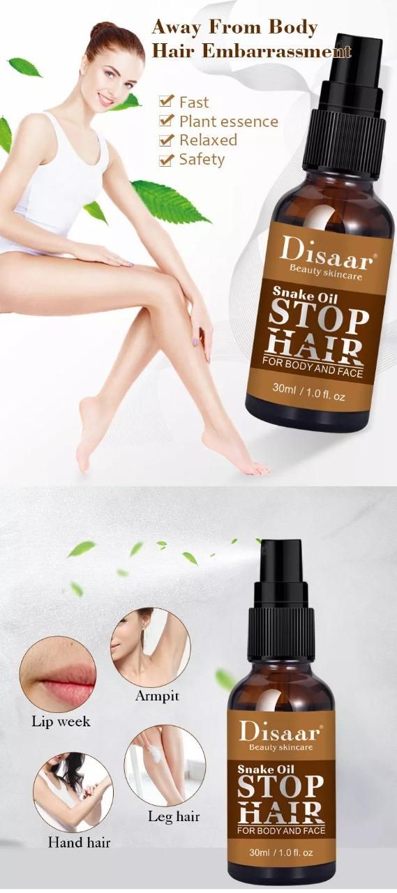 Disaar Hair Remover Oil Snake oil For Body and Face